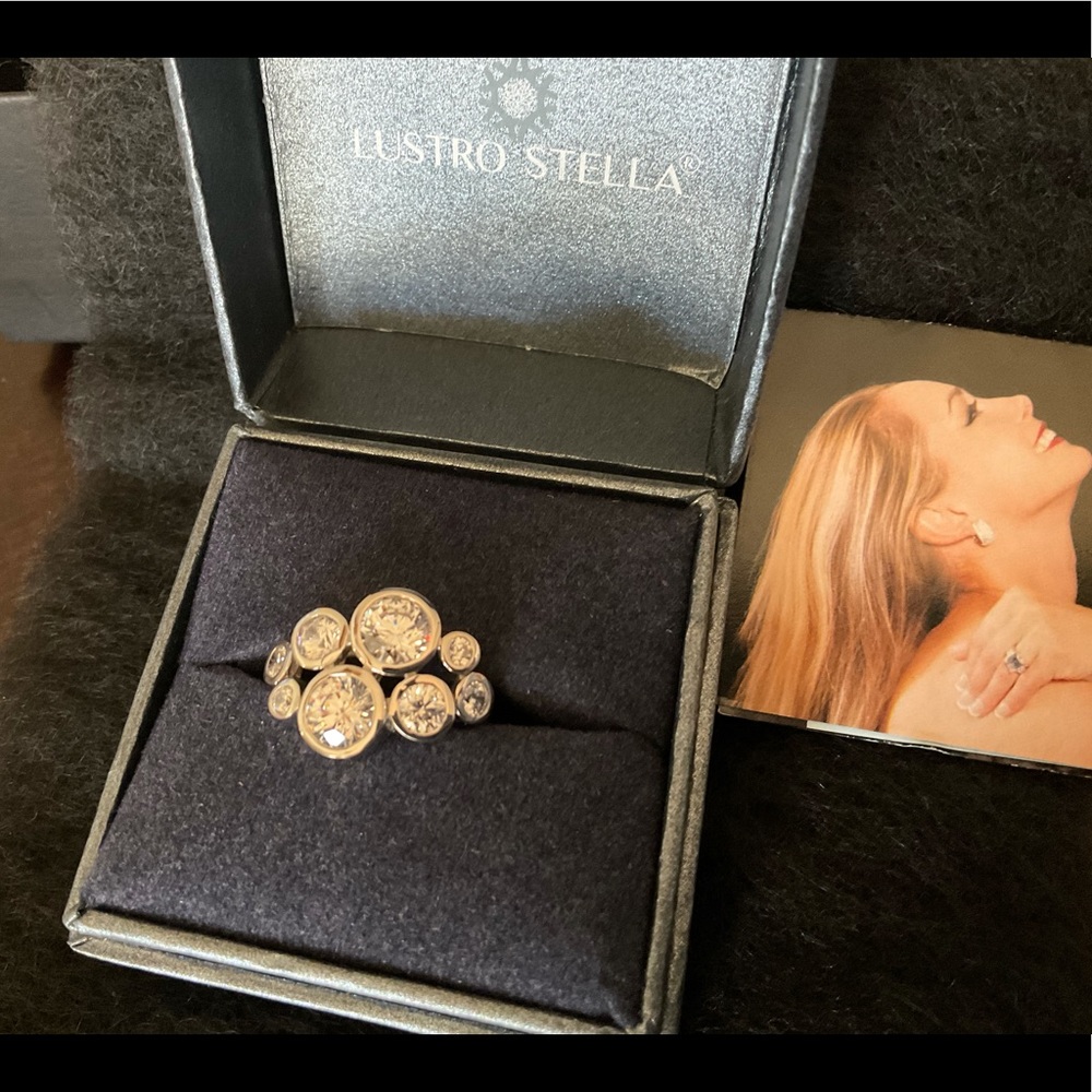 5 ctw LUSTRO STELLA ZIRCONIA FROM SWAROVSKI SIZE 7